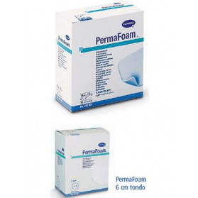 Permafoam Medicazione In Schiuma Di Poliuretano Altamente Assorbente 10x10 10 Pezzi
