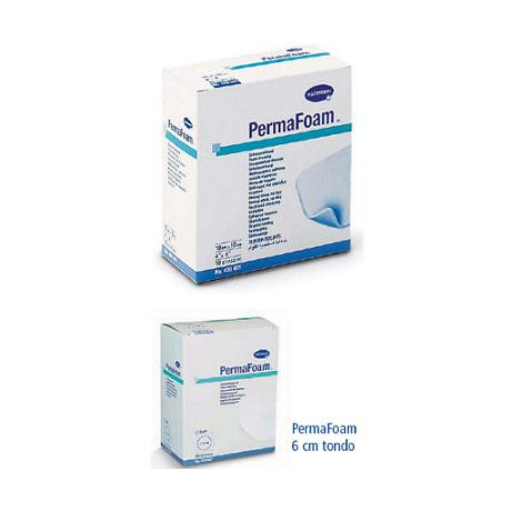 Permafoam Medicazione In Schiuma Di Poliuretano Altamente Assorbente 10x10 10 Pezzi