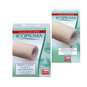 Icopiuma Benda Garza Elastica Autofissante Cm6x4mt 1 Pezzo