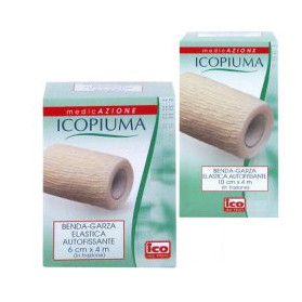 Icopiuma Benda Garza Elastica Autofissante Cm10x4mt 1 Pezzo