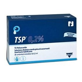 Tsp 0,2% Soluzione Oftalmica Umettante Lubrificante 30 Flaconcini Monodose 0,5 ml