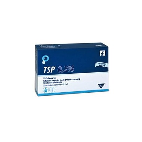 Tsp 0,2% Soluzione Oftalmica Umettante Lubrificante 30 Flaconcini Monodose 0,5 ml