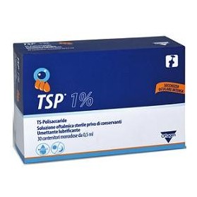 Tsp 1% Soluzione Oftalmica Umettante Lubrificante 30 Flaconcini Monodose 0,5 ml