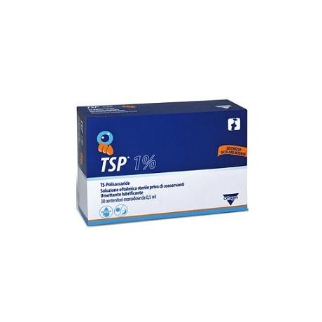 Tsp 1% Soluzione Oftalmica Umettante Lubrificante 30 Flaconcini Monodose 0,5 ml