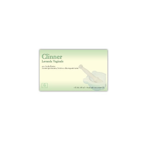 Clinner Lavanda Vaginale 4 Flaconi 140 ml + 4 Cannule Vaginali Monouso In Blister