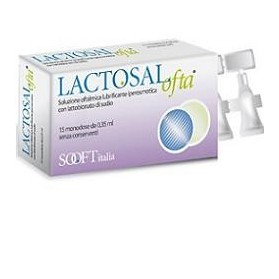 Lactosal Ofta Soluzione Oftalmica Lubrificante Ipertonica 15 Flaconcini Monodose 0,35 ml