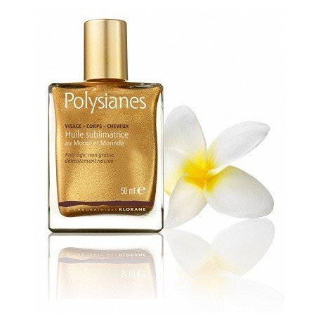 Les Polysianes Olio Sublimatore Madreperlato Corpo 50 ml