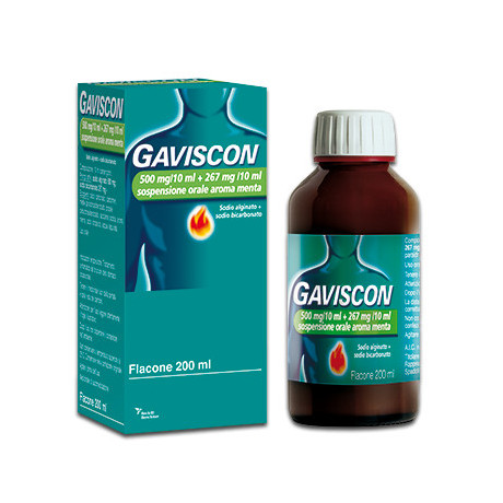 Gaviscon Uso Orale 500+267mg/10ml Men