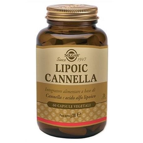 Lipoic Cannella 60 Capsule Vegetali Flacone 28 g