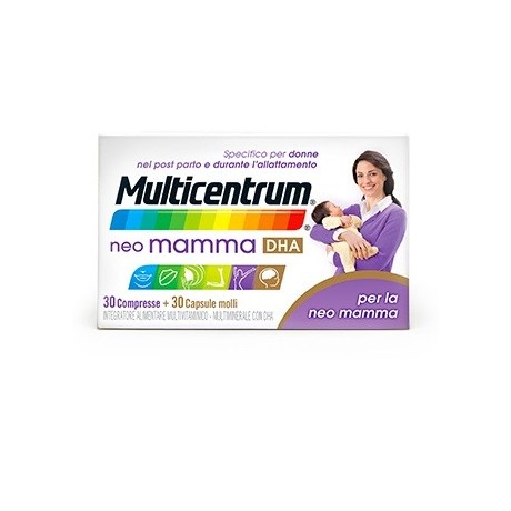 Multicentrum Neo Mamma Dha 30 Compresse + 30 Capsule Molli