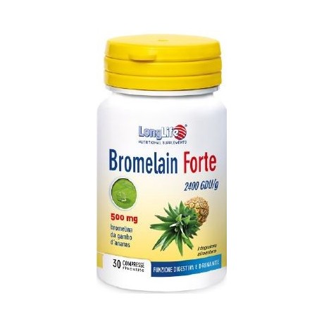 Longlife Bromelain Forte 30 Tavolette