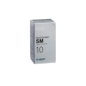 Test Strips Per Misurazione Glicemia Glucocard Sm 10 Pezzi
