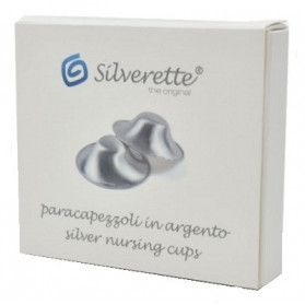 Silverette Mini Coppette Protezione Capezzoli In Argento 2 Pezzi