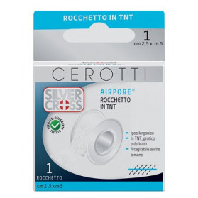 Cerotto In Rocchetto Silvercross Airpore 2,5x500 Cm 1 Pezzo