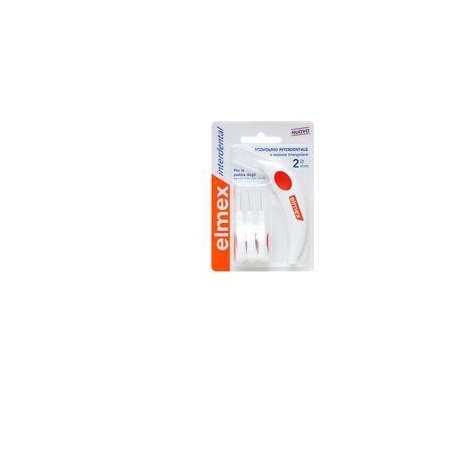 Elmex Interdental Scovolino Interdentale 2 Mm 6 Testine + Manico