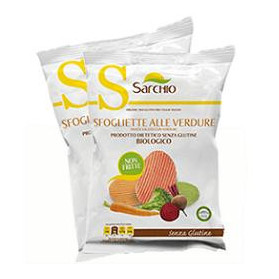 Sfogliette Alle Verdure Senza Glutine Sacchetto 55 g