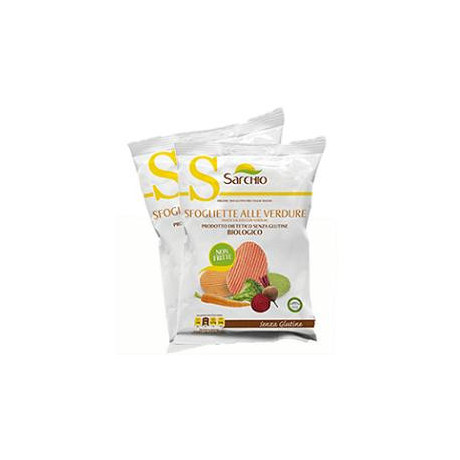 Sfogliette Alle Verdure Senza Glutine Sacchetto 55 g