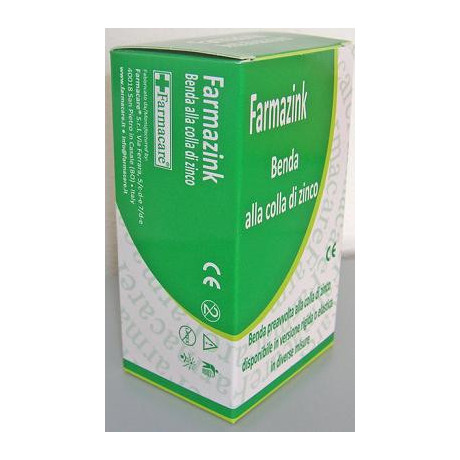 Benda Medicata Elastica Farmazink Con Ossido Di Zinco Cm10x10m 1 Pezzo