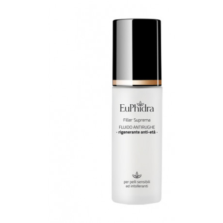 Euphidra Filler Suprema Fluido Antirughe Pelli Sensibili Intolleranti Flacone 30 ml