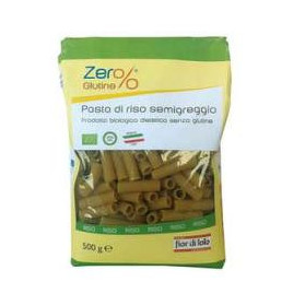 Zero% Glutine Rigatoni Risone Semigreggio Senza Glutine Bio 500 g