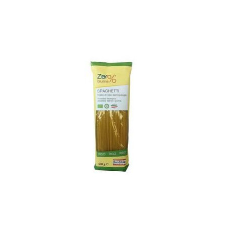 Zero% Glutine Spaghetti Riso Semigreggio Senza Glutine Bio 500 g