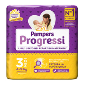 Pampers Prog Midi 27pz