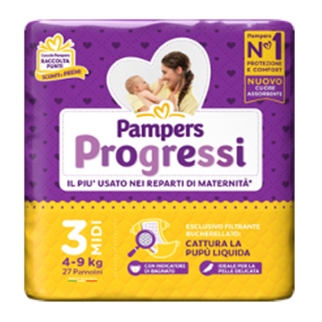 Pampers Prog Midi 27pz