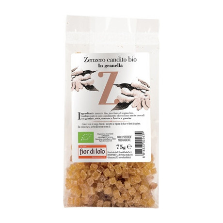 Zenzero Candito Granella Bio 75g