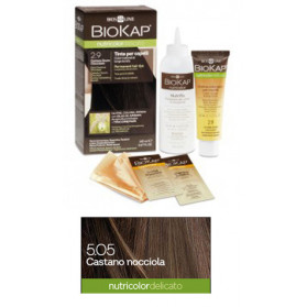 Biokap Nutricolor Delicato 5,05 Castano Nocciola Tinta Tubo + Flacone