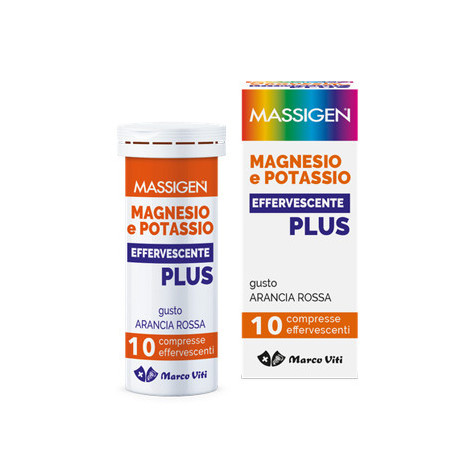 Massigen Magnesio E Potassio Effervescente Plus 10 Compresse