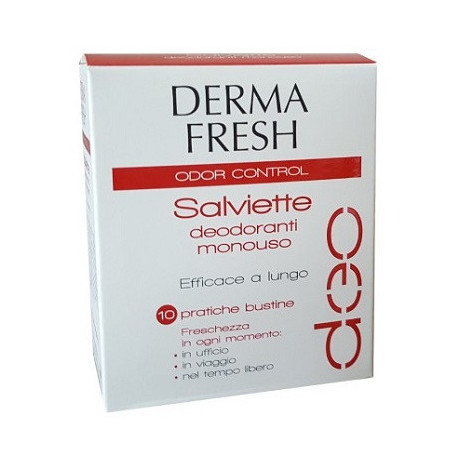 Dermafresh Odor Control 10 Salviettine