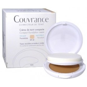 Eau Thermale Avene Couvrance Crema Compatta Colorata Nf Oil Free Porcellana 9,5 g