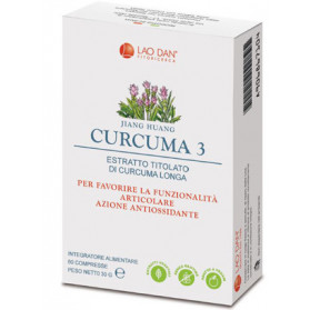 Curcuma 3 60 Compresse Con Estratto Di Curcuma Longa Titolato Al 95% In Curcumina