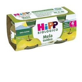 Hipp Biologico Omogeneizzato Mele Golden 80 g 2 Pezzi