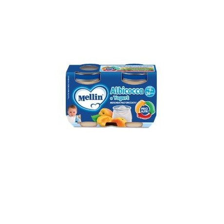 Mellin Merenda Yogurt Albicocca 2x120 g