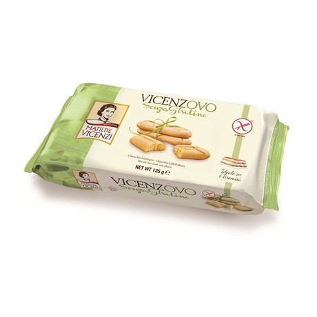 Vicenzovo Savoiardi 125 g Senza Glutine