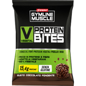 Gymline Muscle Vegetal Protein Bites Cioccolato Fondente 54 g