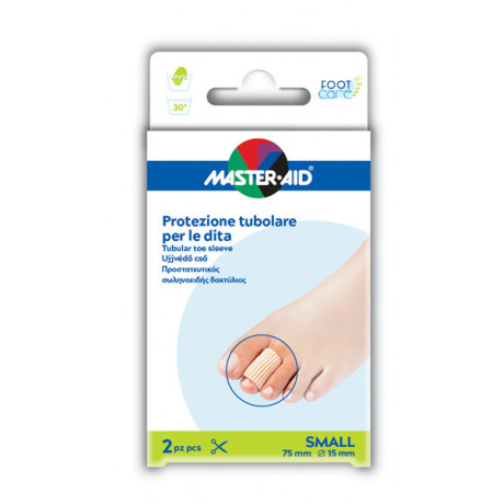 Tubo In Gel Master-aid Elasticizzato S 7,5 Cm 2 Pezzi