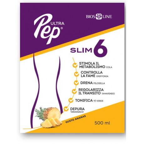 Ultra Pep Slim 6 Ananas 500 ml Con Edulcorante