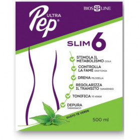 Ultra Pep Slim 6 Te' Verde 500 ml Con Edulcorante