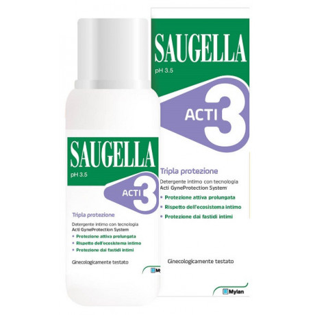 Saugella Acti3 Detergente Intimo 250 ml