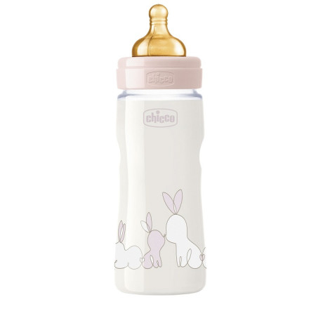 Chicco Biberon Original 330ml Touch Regular Girl Con Tettarella In Caucciu'