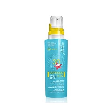 Defence Sun 30 Baby&kid Latte Spray Protezione Alta 125 ml