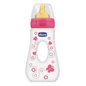 Chicco Biberon Passeggio Girl Caucciu Da 240 ml