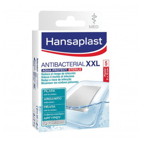 Hansaplast Medicato Aq Wd 80x100 5p