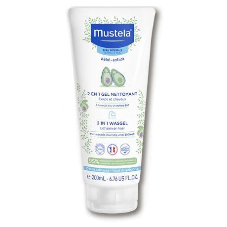 Mustela Gel 2 In 1 200ml 2020