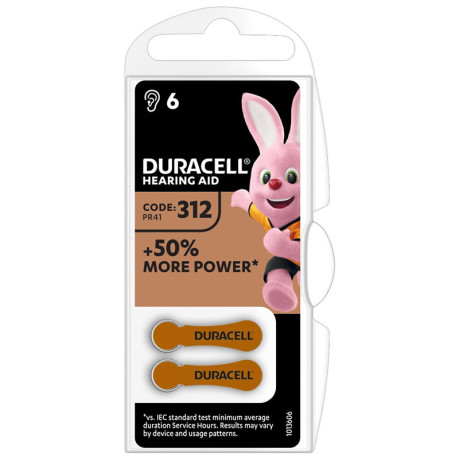 Duracell Easy Tab 312 Marrone