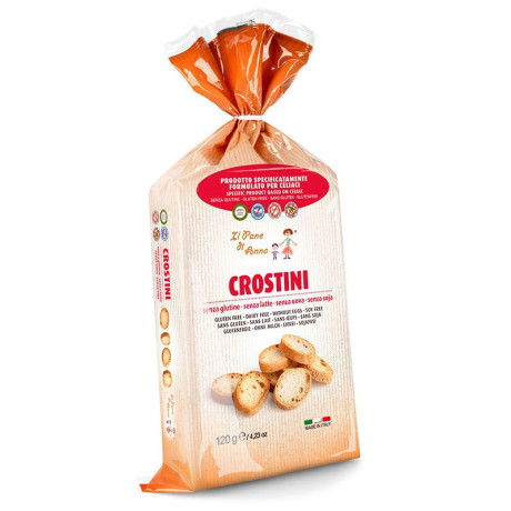 Pane Anna Crostini Senza Glutine E Senza Latte 120 g