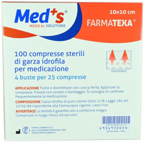 Garza Meds 2/8 10x10cm 100pz