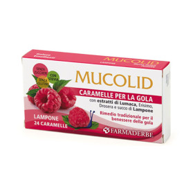 Mucolid Lumaca&lampone 24 Caramelle